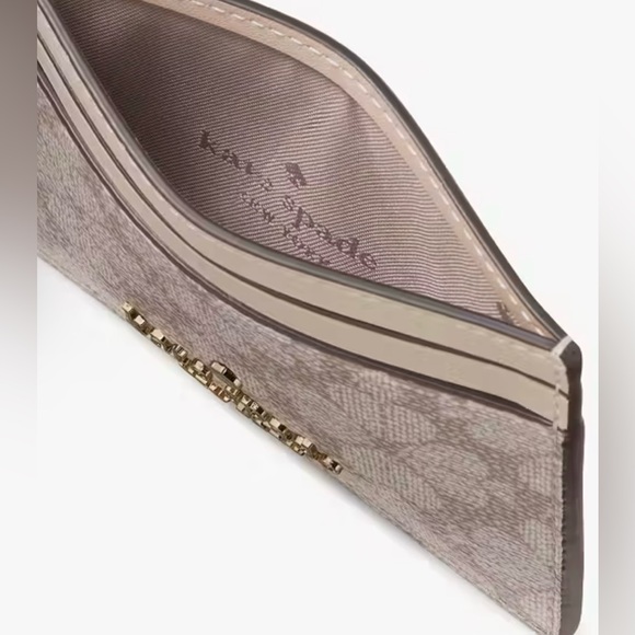 KATE SPADE Small Spade Flower Card Holder - Picture 3 of 3